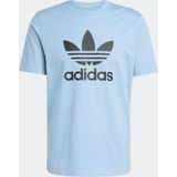 adidas - Trefoil T-shirt - Katoen - Zwart
