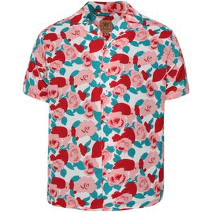 Campus Sutra Overhemd ' Dean '  groen / rood / lichtrood / wit