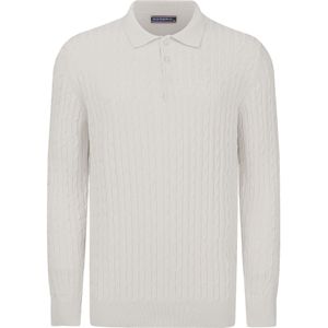 Felix Hardy Gebreide Trui - Sweater - Katoen Heren Ecru