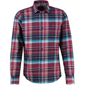 LERROS Overhemd  blauw / navy / rood / wit