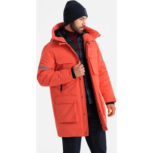 Ombre Winterjas 'OM-Jalj-0169'  kreeft