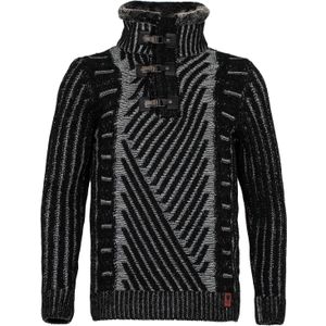 CIPO & BAXX Trui  grijs / zwart