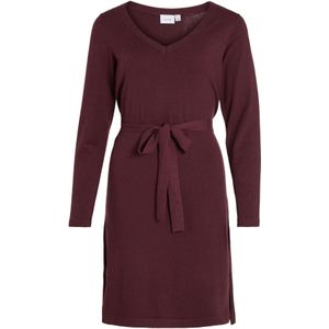 VILA Gebreide jurk  bourgogne