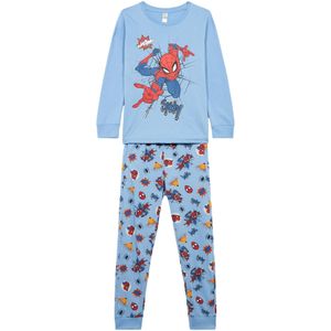 Lindex Nachtkledij 'Spiderman'  blauw / lichtblauw / rood / zwart