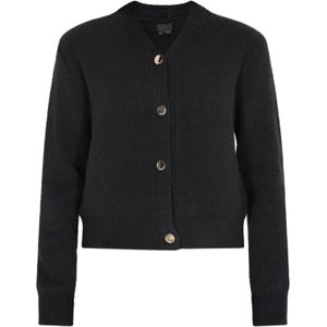 DreiMaster Klassik Gebreid vest  zwart