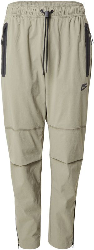 Nike - Tech Sportswear - Trainingsbroek - Grijsgroen/Zwart - Nylon/Elastaan