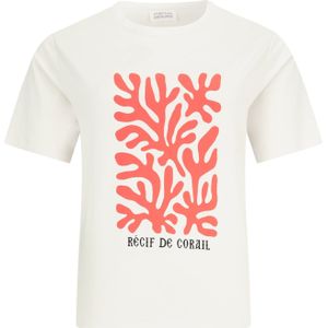 Guido Maria Kretschmer Women Shirt 'Cora'  oranje / zwart / wit