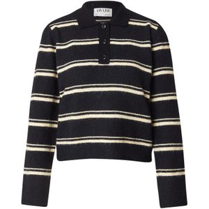 VERO MODA Trui 'VMTACEY'  crème / zwart