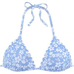 VIVANCE Bikinitop  blauw / wit