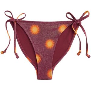 Next - Bikinibroek - Curry/Bourgogne - Mid Waist