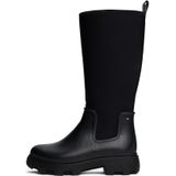 Tommy Hilfiger - FLAG LONG RAINBOOT - Regenlaarzen - Zwart - Warm Voering