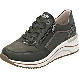 REMONTE Sneakers laag  donkergroen