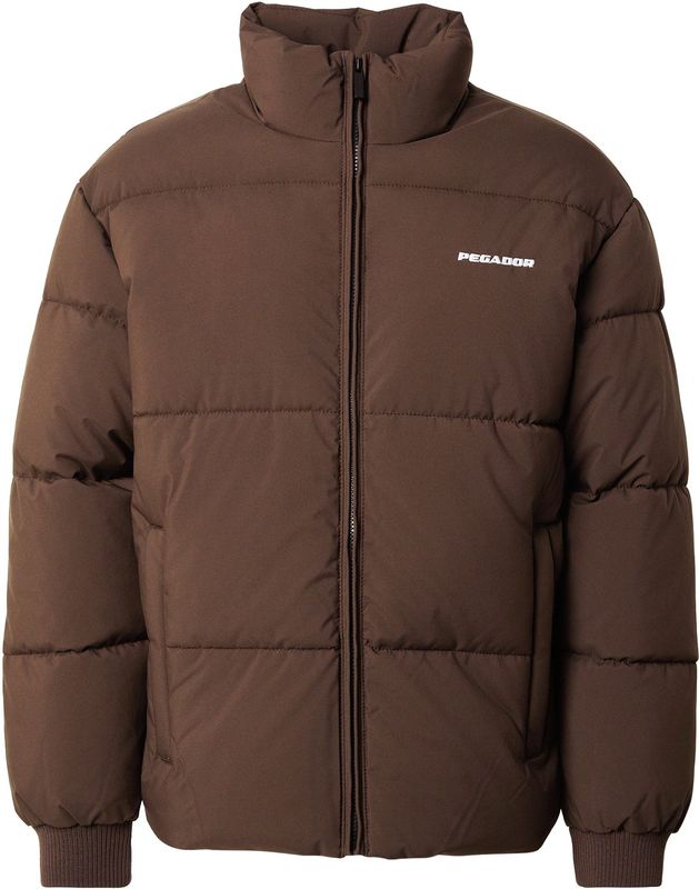 Pegador Winterjas 'SOLIN'  donkerbruin / wit