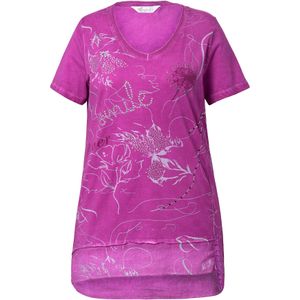 MIAMODA Shirt  grijs / bessen