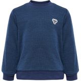 Hummel - Sweatshirt - Navy - Losse Pasvorm - Lange Mouw