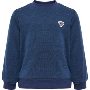Hummel - Sweatshirt - Navy - Losse Pasvorm - Lange Mouw