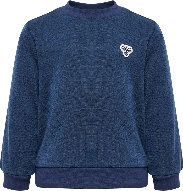 Hummel - Sweatshirt - Navy - Losse Pasvorm - Lange Mouw