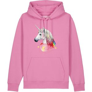 Watapparel Sweatshirt ' Flash, the unicorn '  gemengde kleuren / rosa