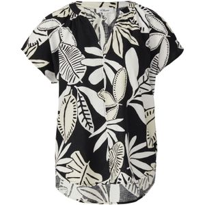 s.Oliver Blouse  zwart / wit