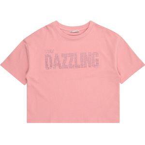 ONLY GIRLS Shirt 'KOGRIRI'  rosa / zilver