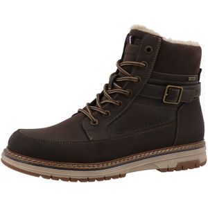 TOM TAILOR Veterboots  donkerbruin