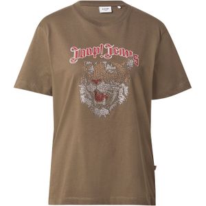 JOOP! Jeans Shirt 'Tanasia'  lichtbruin / rood