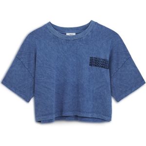 Twist Shirt  indigo
