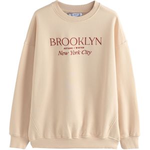 Next Sweatshirt  beige / bordeaux