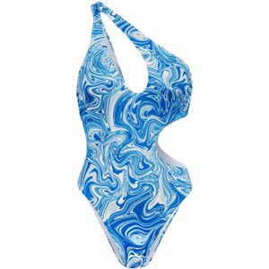 EKCENTRIK Badpak 'Aquadelic'  blauw