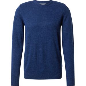 BLEND Trui  blauw gemêleerd