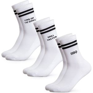 Occulto Sportsokken 'William'  zwart / wit