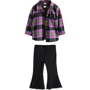 Next Set  antraciet / lichtgroen / sering / zwart