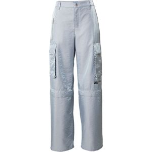KARL LAGERFELD JEANS Cargobroek 'Iridescent'  duifblauw / zwart