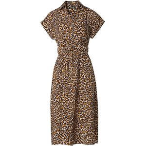 Salsa Jeans Blousejurk  beige / bruin / geel / zwart