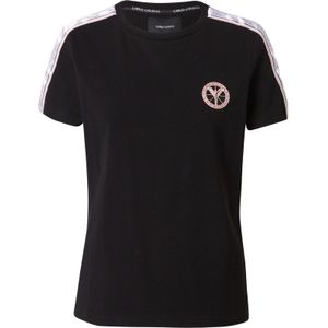 Carlo Colucci Shirt  rosa / zwart / wit