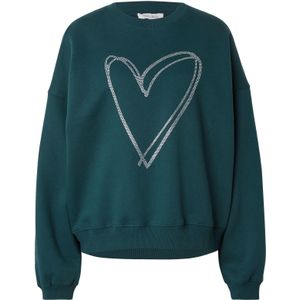 MYLAVIE by Sarah Harrison Sweatshirt  donkergroen