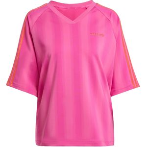 T-shirt - V-hals - Jersey - Gevoerd - Halve Mouw - Wijde Pasvorm