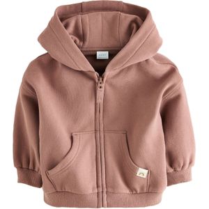 Next - Sweatvest - Bruin - Capuchon - Normale Pasvorm