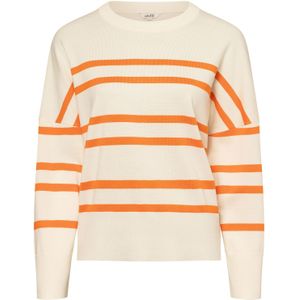 mbym Trui 'Gillian'  ecru / oranje