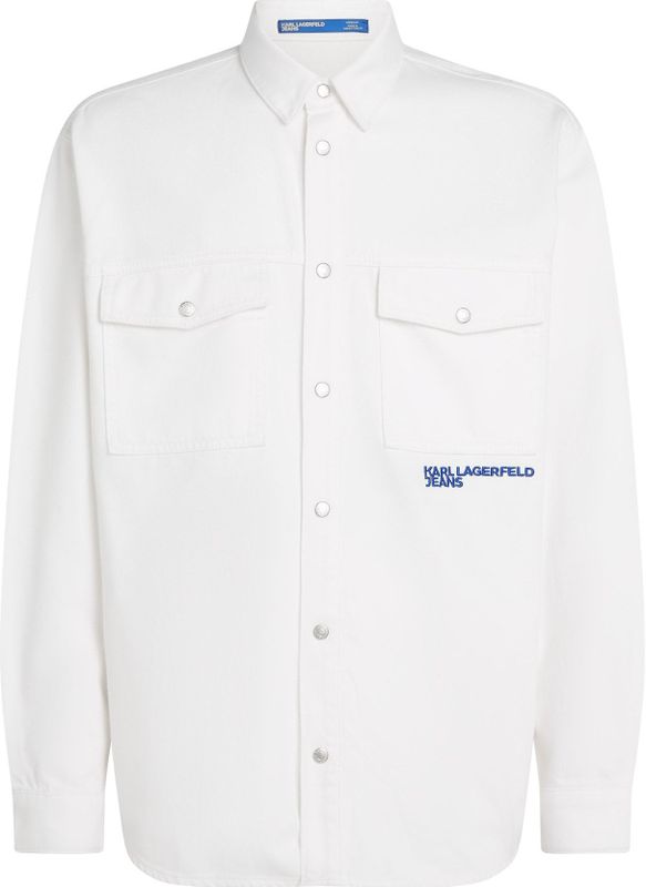 KARL LAGERFELD - Out Of The Blue - Tussenjas - Blauw/Navy/Offwhite