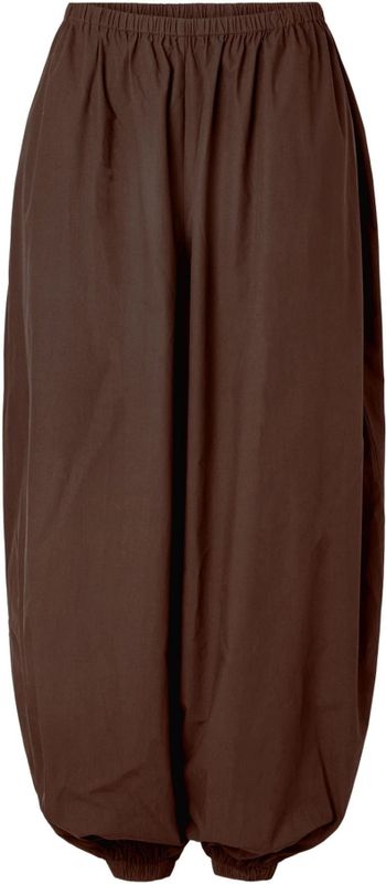 PIECES Broek 'PCBella'  bruin