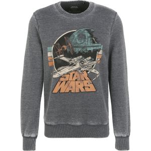 Recovered Sweatshirt 'Star Wars Empire Strikes Back Retro X-Wing'  grijs