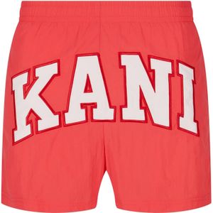Karl Kani Boardshorts 'Serif'  rood / wit