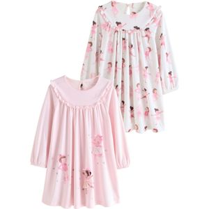 Next Nachthemd  nude / bruin / rosa / wit