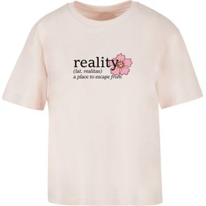 F4NT4STIC Shirt 'Alice im Wunderland Reality Heroes of Childhood'  pink / zwart