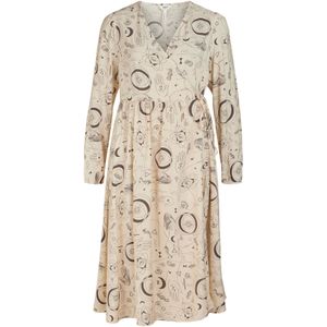 OBJECT Jurk 'Gaddi'  crème / greige