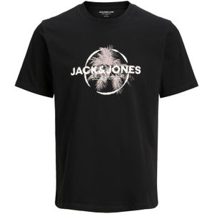 JACK & JONES Shirt  beige / zwart / wit