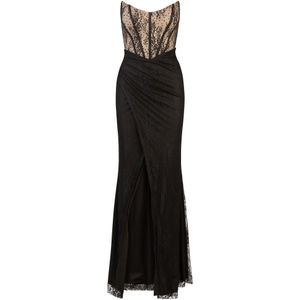 Kraimod Avondjurk  beige / zwart