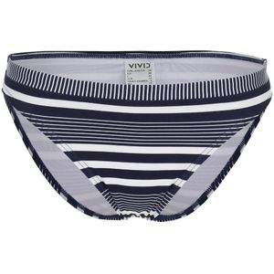 VIVID Bikinibroek 'Mix&Match'  donkerblauw / wit