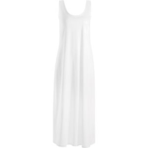 Hanro Negligé ' Cotton Deluxe 130cm '  wit